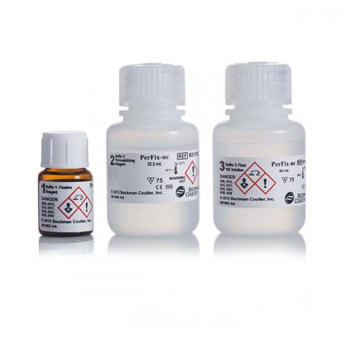 Lysing, fixative and permeabilizing 